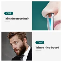 MR.GREEN Nose Hair Scissor Makeup Scissors Surgical Grade Stainless Steel Face fine Hair Removal Tools With Rounded tips 2