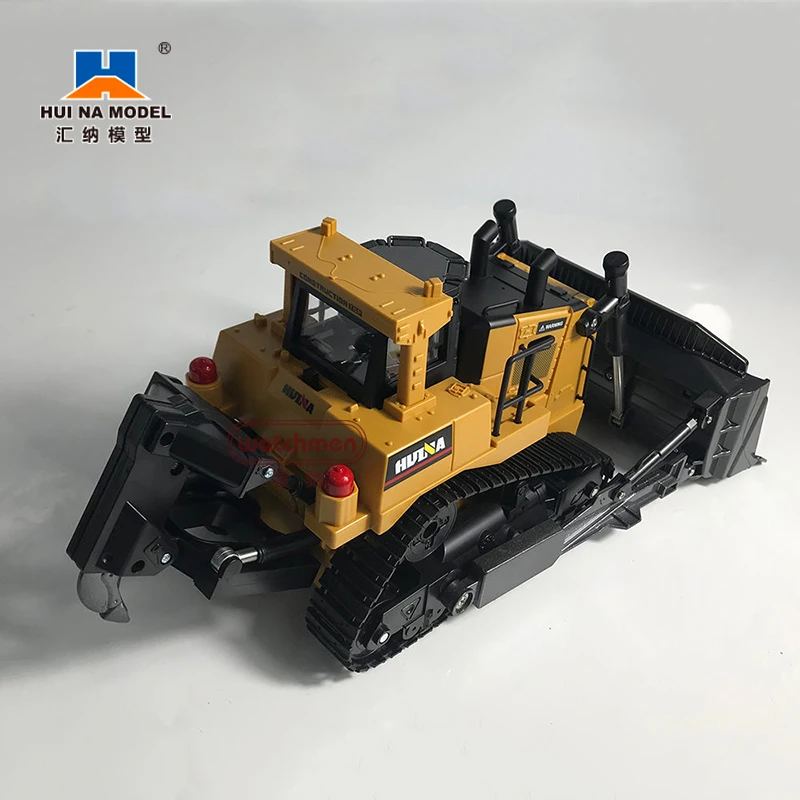 HUINA 554 Car Toys 1:16 1/24 RC Truck  Model Remote Controlled Bulldozer Alloy Tractor Caterpillar  Engineering Car Toys for boy 3