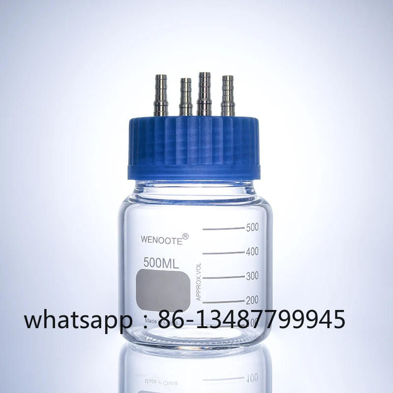 GL80 wide-mouth feeding bottle Special feeding bottle for fermentor in reagent bottle.