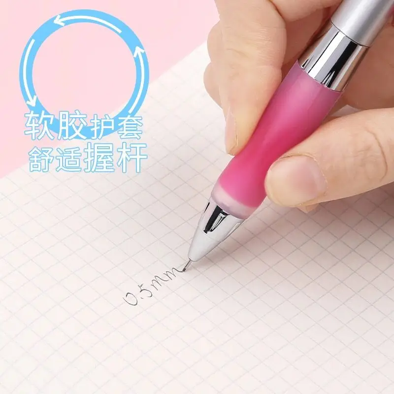 일본 유니 피로 방지 기계식 연필, 부드러운 그립 펜, 파손 방지 코어 기술, 자동 연필, 학생 문구 용품