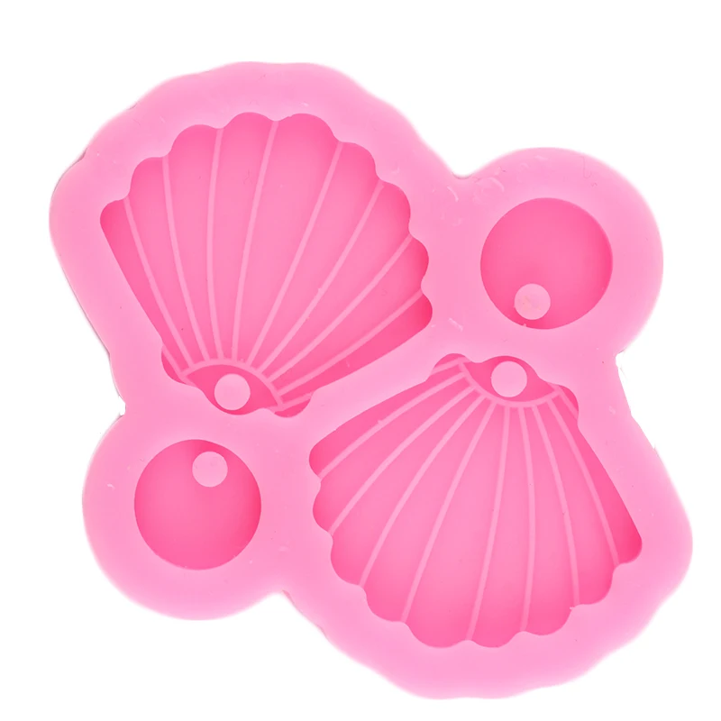 Silicone Mold Shell Silicone Resin Mold Earring Resin Molds Keychain Crafts Epoxy Baking Molds Jewerly Making Chocolate Candy