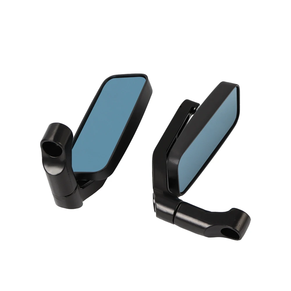 오토바이 백미러 스쿠터 전기 자전거 사이드 미러, 전기 자전거 후면 볼록 미러, 탄소 섬유, 8mm, 10mm