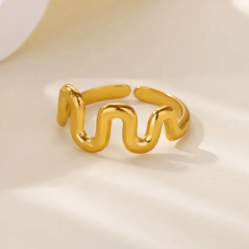 Fashion Geometric Jewelry For Women Gold Simple Adjustable Jewelry