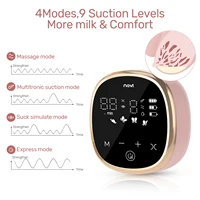 NCVI Double Electric Breast Pumps,Breast Pump Electric with 4 Modes 9 Levels,with 4 Size Flanges & 10pcs Breastmilk Storage Bags 2