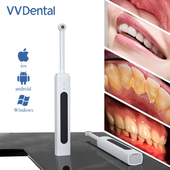 VVDental Telecamera intraorale wireless Endoscopio orale Telecamera intraorale pixel da 300 W Video HD per PC Android Wifi Link Endoscopio dentale