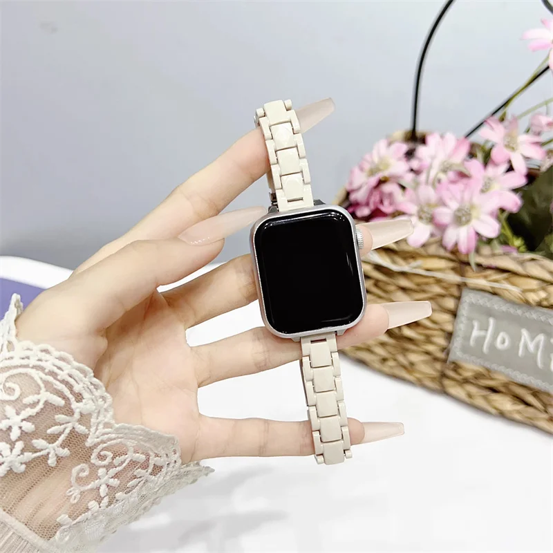 Sleek Transparent Strap for Women's Smartwatch Bracelet