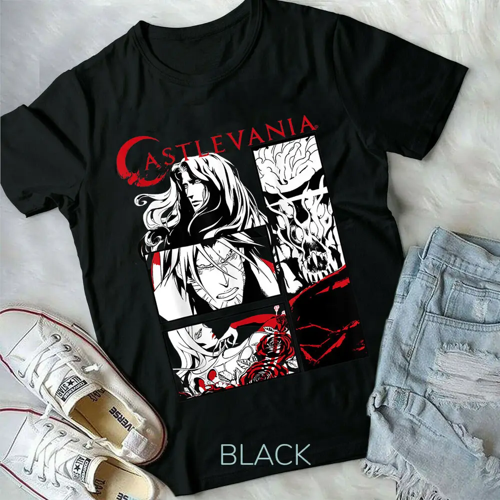 Фото Новая футболка CASTLEVANIA с симфонией ночи, унисекс, топовая игровая vidio №3