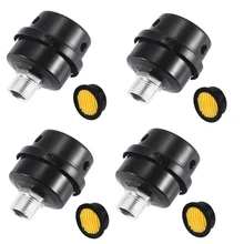 

Fashionair Compressor Filter 20Mm 1/2 Inch PT Metal Air Compressor Intake Filter Noise Muffler With Replacement Filter Elements