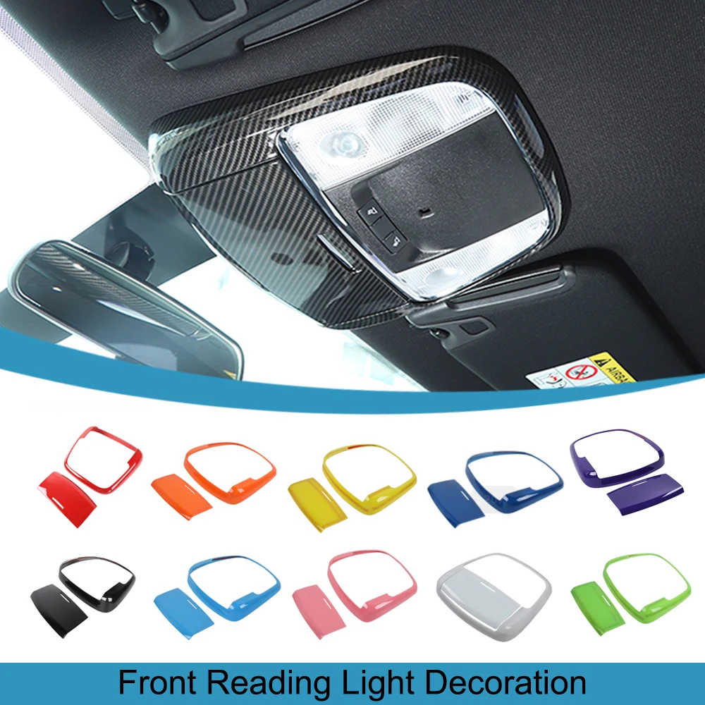

Car Front Reading Light Lamp Decoration Cover Sticker for Dodge Charger Durango for Chrysler 300C 2011-2023 Interior Accessories