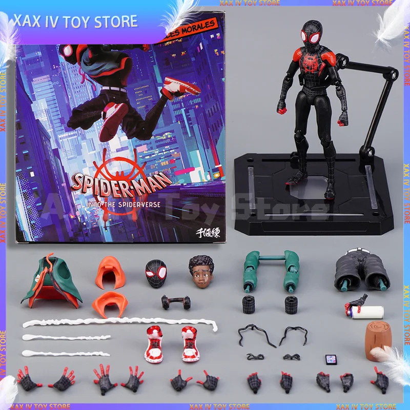 

Marvel Figurine Spiderman Miles Morales Action Figure Model Spider-man Into The Spider Verse Peter Parker Miles Figurine Toy