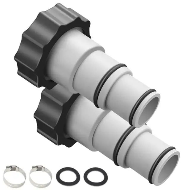 Úszómedence-Cső Tartó Tartót Támaszkodik 30-38 Mm-Es Csövek Kábelcsapdájú Tömlő Adapterrel Gallérral A Talajhoz - Image 2