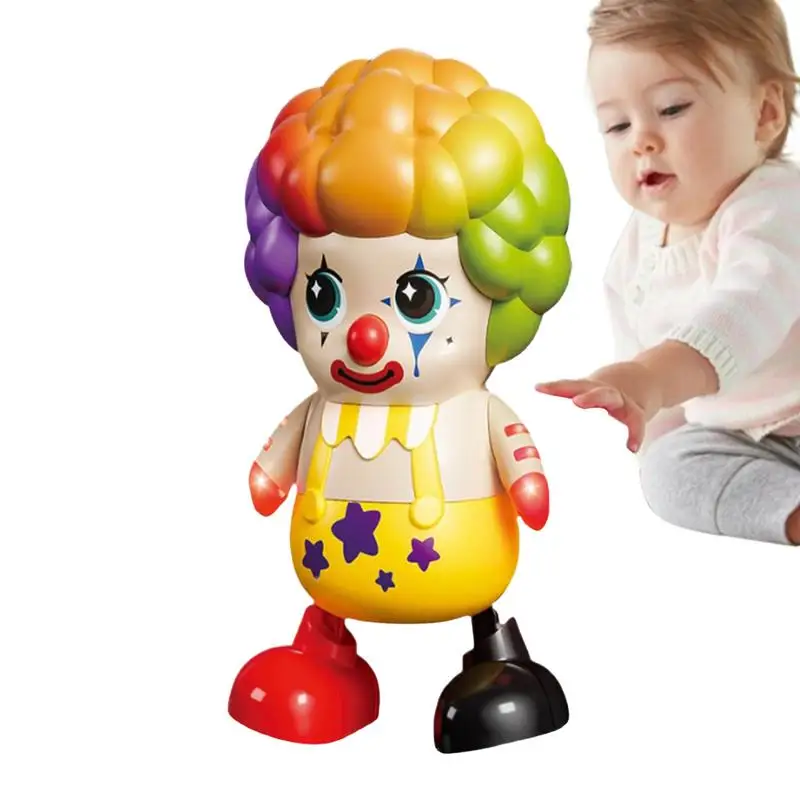 

Танцующие аксессуары для ходьбы, музыкальный цирковый клоун для рождественских чулок, создание интеллекта Монтессори