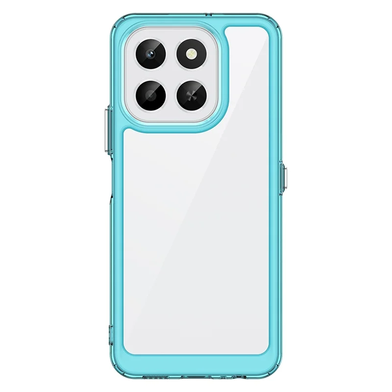 Enhanced Shockproof Clear Back Cover with Color Frame