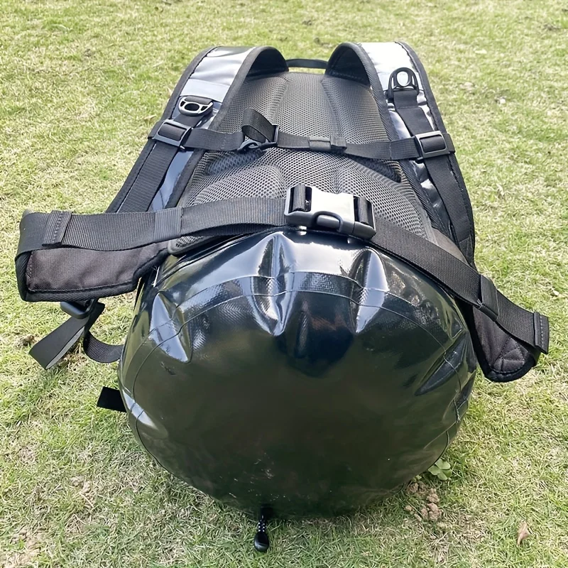 PVC Men's Floating Dry Bag Backpack for Camping/Hiking/Mountaineering Water-Resistant Outdoor Sports Gear with Multi-Purpose