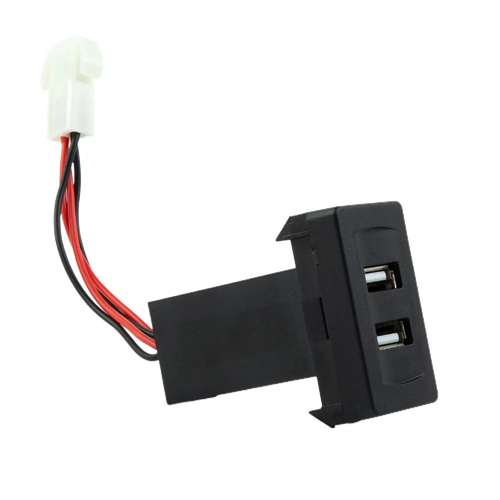 Cablaggio Plug And Play Sostituzione Nera 12-24V Per Trasporto Presa T4 Luce 2.1A Caricabatteria Da Auto Usb
