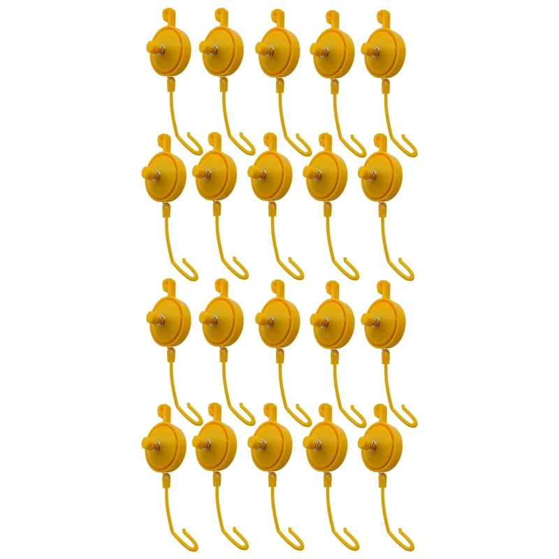 Plant Yoyo Grow Hanger With Stopper, Adjustable Indoor Plant Support Yo Yo (Pack Of 20