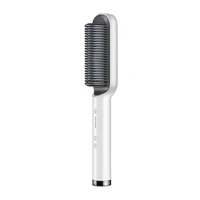 Peigne à cheveux raides professionnel, revêtement en céramique portable, brosse à cheveux, salon de coiffure pour femmes, outil de coiffage, savoir à chaud 2