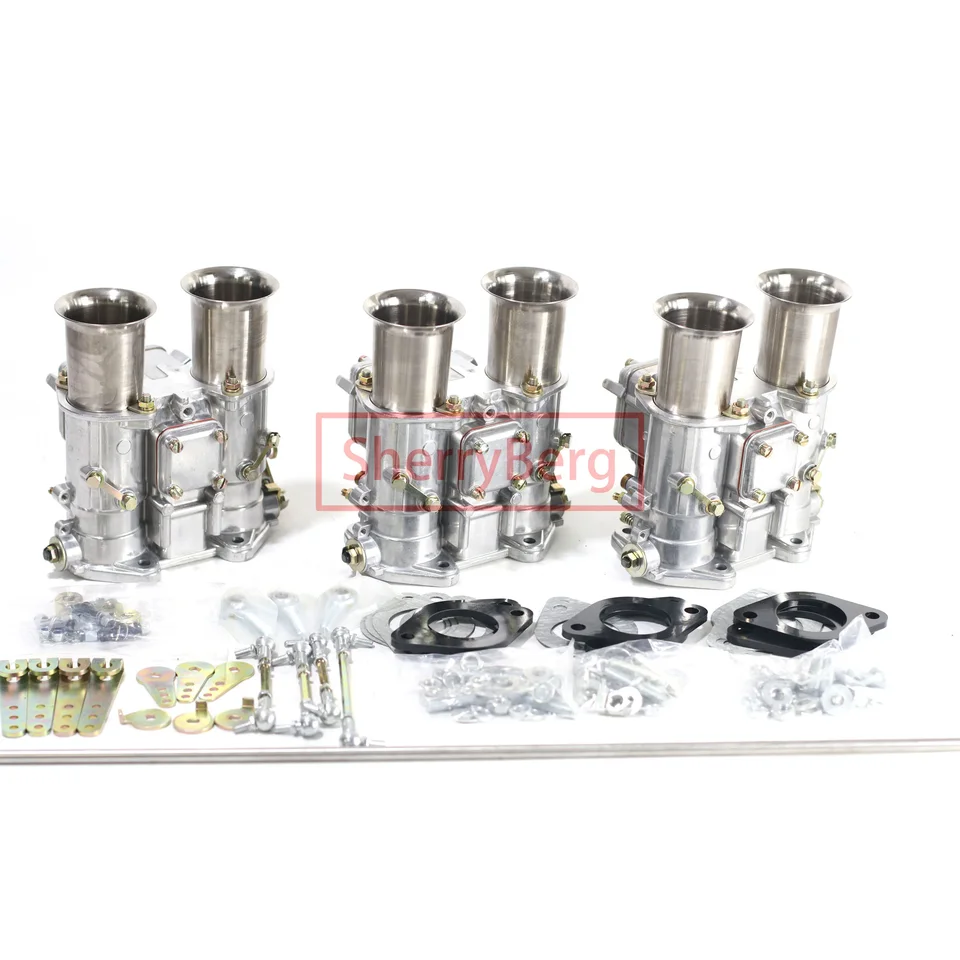 SherryBerg Carb 키트, 오스틴 힐리 3000 100/6 트리플 기화기, 웨버 EMPI 델로토 카브레타 변환, 40 DCOE