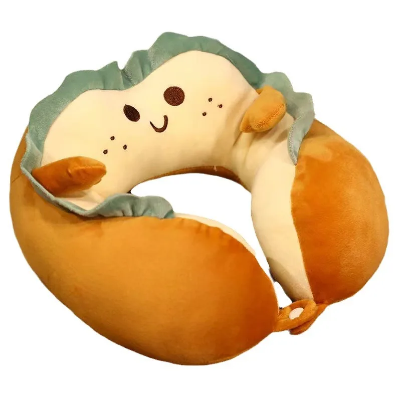 Portable U Shaped Neck Pillow for Car Travel and Cervical Spine Support