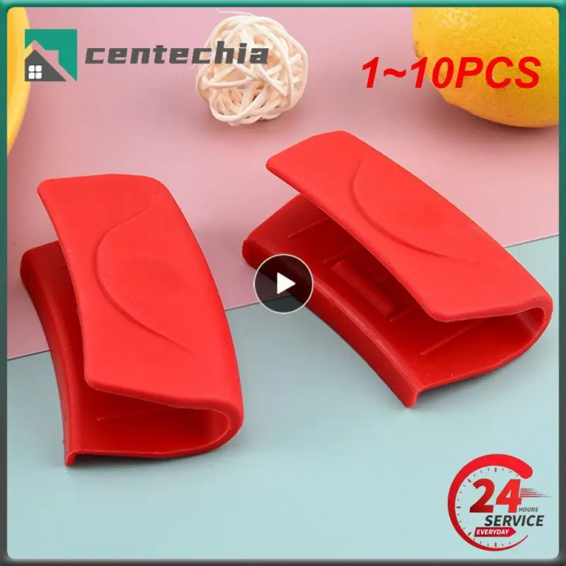 

1 ~ 10 шт. Желтый силиконовый зажим для защиты от ожогов, нелегко спрятать грязь, легко чистить, ручные перчатки, технические характеристики