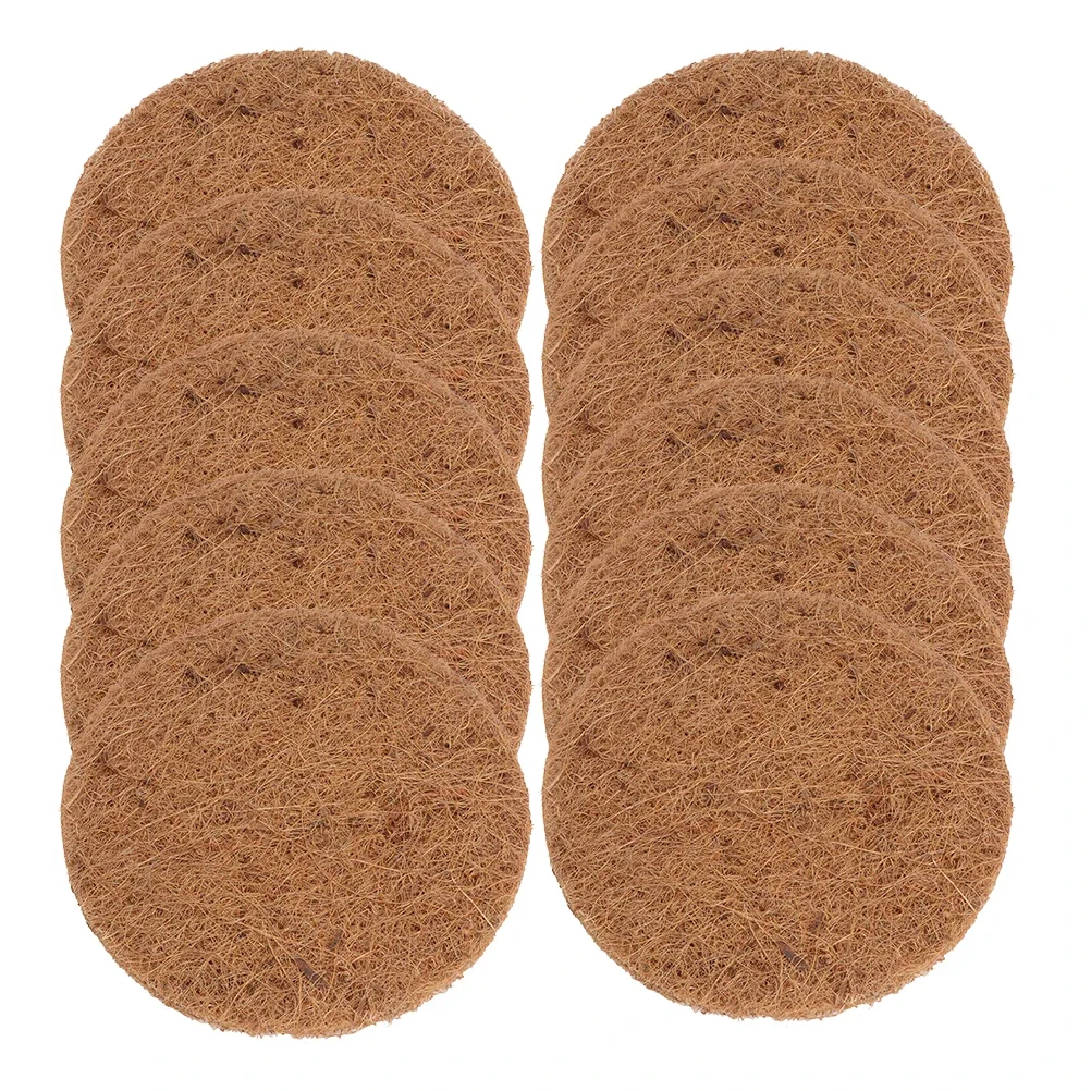 Round Bird Cage Nesting Pigeon Mat Breeding Pads Coconut Fiber Bird Cage Box Liners Pour Mat Supplies Liner Material 10pc bird cage accessories
