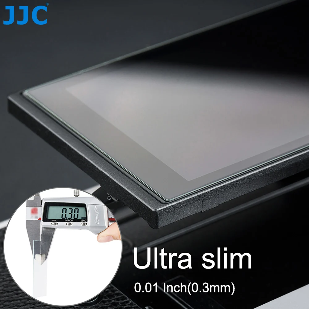 JJC 루믹스 GH6 강화 유리 화면 보호기, 스크래치 방지 LCD 화면 커버, 파나소닉 루믹스 S9 S5 II S5 IIX DC-GH6 G9 G110