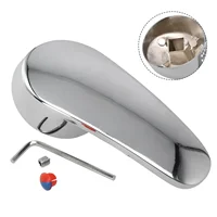 Bathroom Replacement Faucet Handle Chrome Plated Taps Cartridge Spool Faucet Single Metal Lever Handle Accessories  1