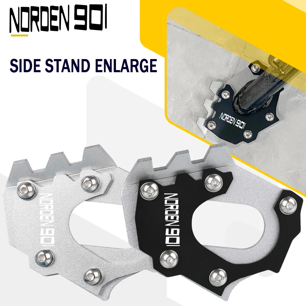 

For Husqvarna Norden 901 NORDEN901 2022 2023 Motorcycle Accessories Side Stand Enlarge Pad Kickstand Extension Support Plate