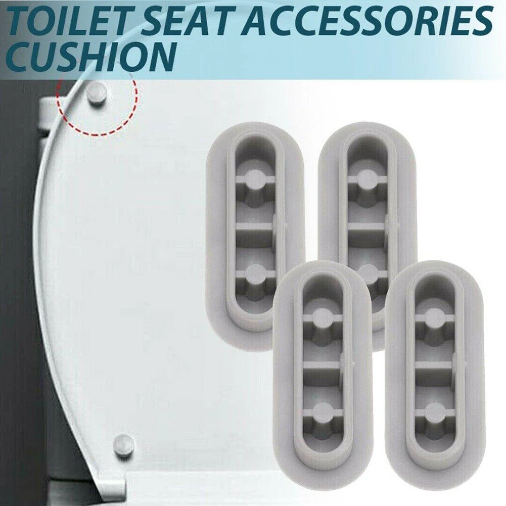 

Toilet Cover Bumper Buffer ABS+TPE Accessory Adapter Assembly Bathroom Cushion Shock-proof Toilets Seat Durable