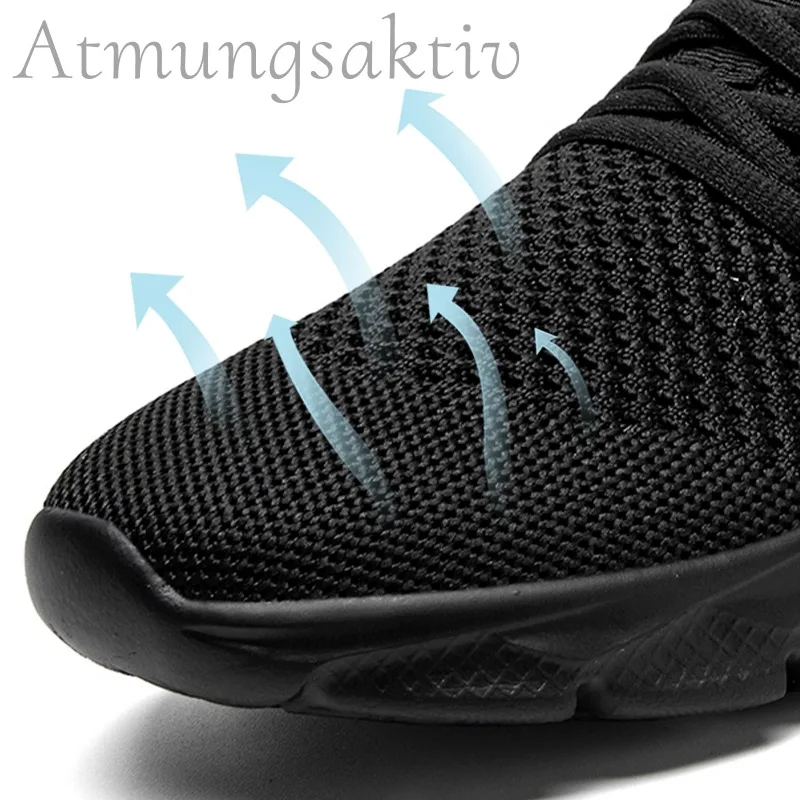 Mens Lightweight Breathable Mesh Sneakers - Casual Summer Running Shoes Outdoor Sports Size 36-49