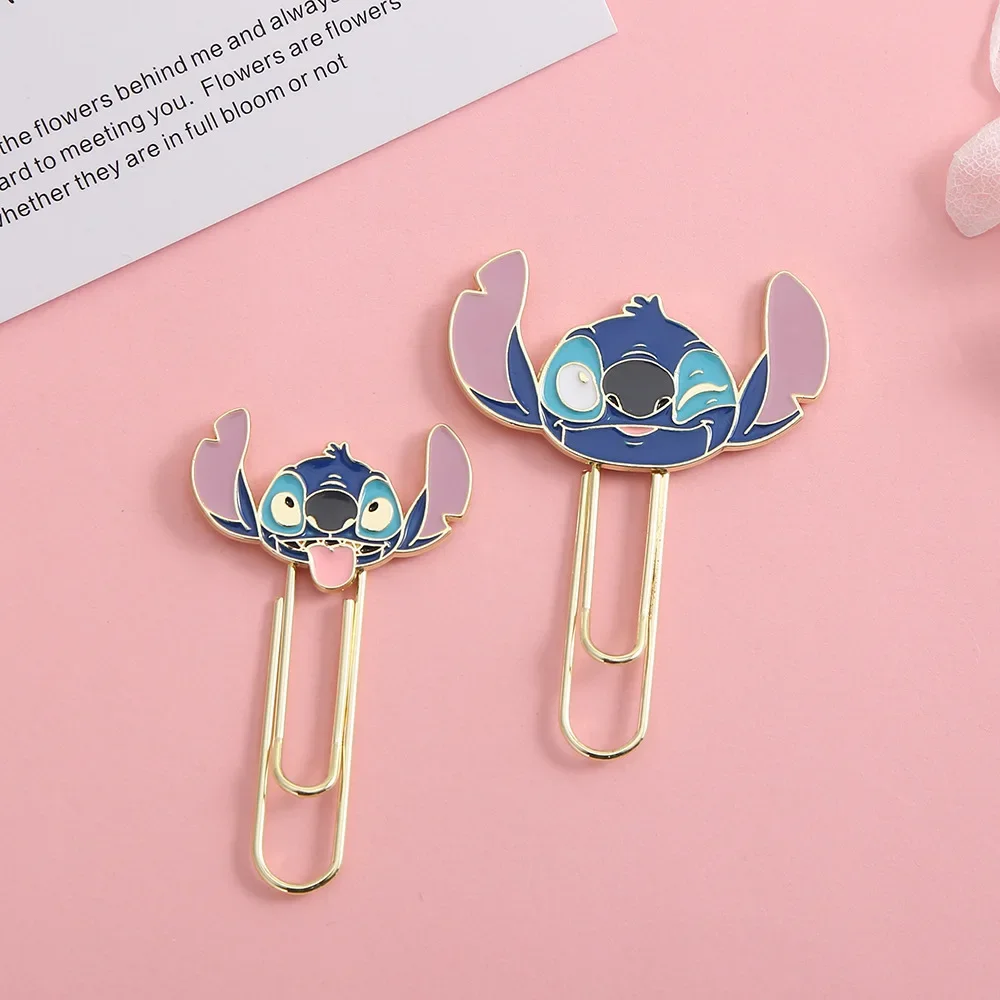 

Lilo & Stitch Cartoon Paper Clip Ticket Holder Creative Metal Cute Clip Bookmark Student Commendation Souvenir Gift Wholesale