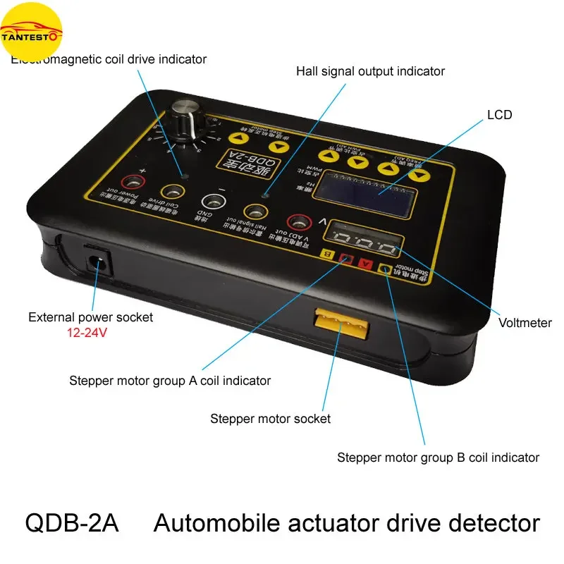 Car Diagnostic Tool Car Coil Tester Car Fuel Injector Tester 2025 New Automobile Ignition Coil Test Injector Solenoid Valve Stepper Motor Tester Fault Detect Drive Simulator