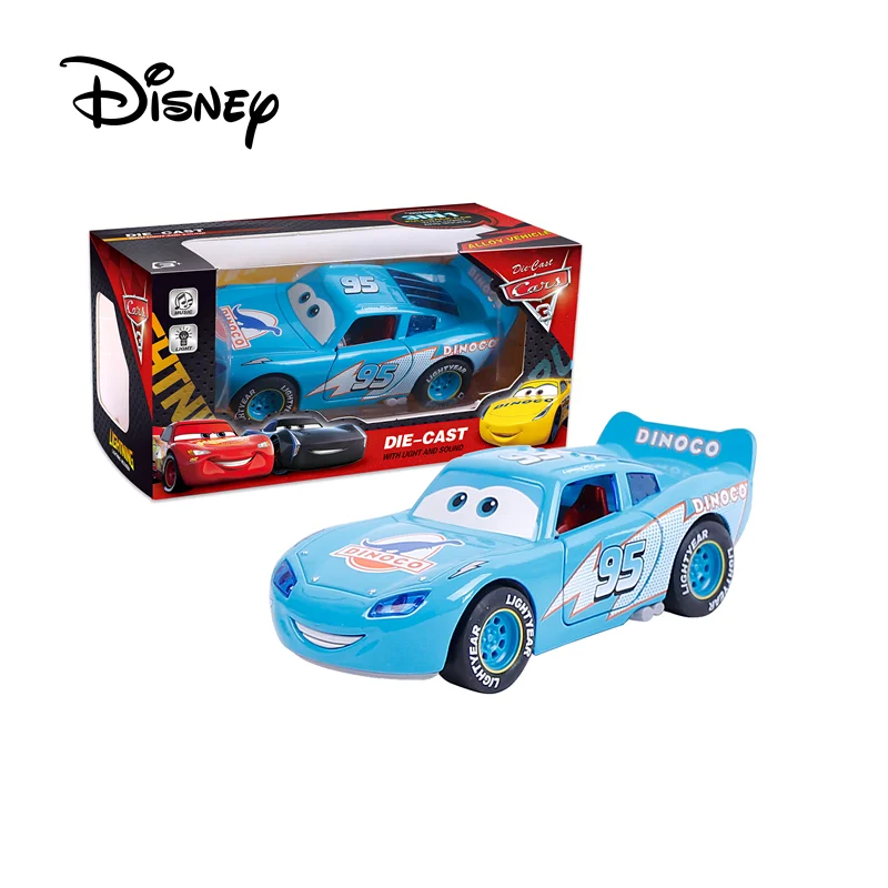 Cartoon toy boy car mobilization large alloy lightning McQueen racing car can open the door combination rebound car 4