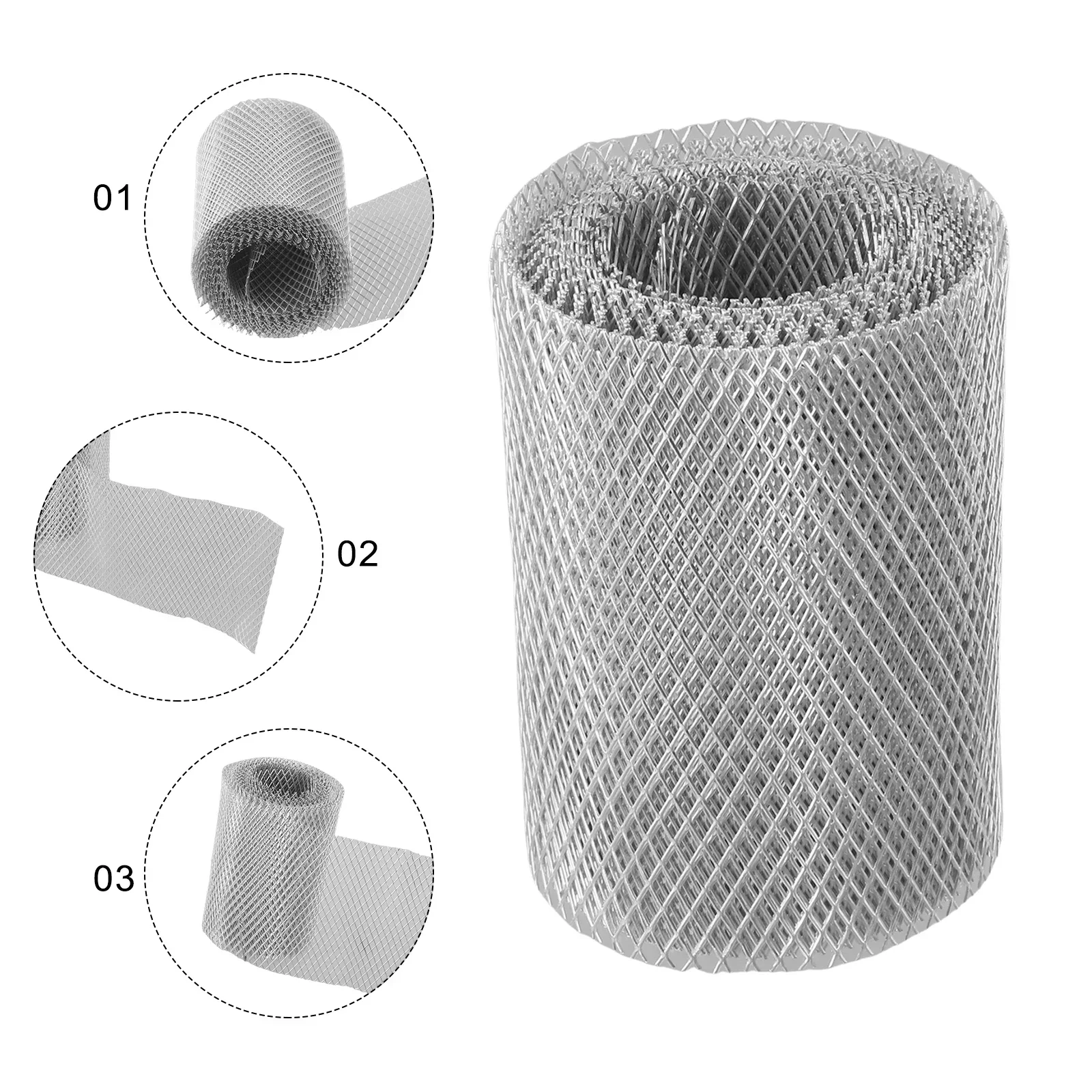 Gutter Leaf Guard 1 Pcs Aluminum Mesh