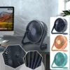 Usb Power Mini Fan 5 Inches Small Desk Cooling Portable Fan Super Mute Cooler 180 Degree Rotation Fan For Home Appliances 2