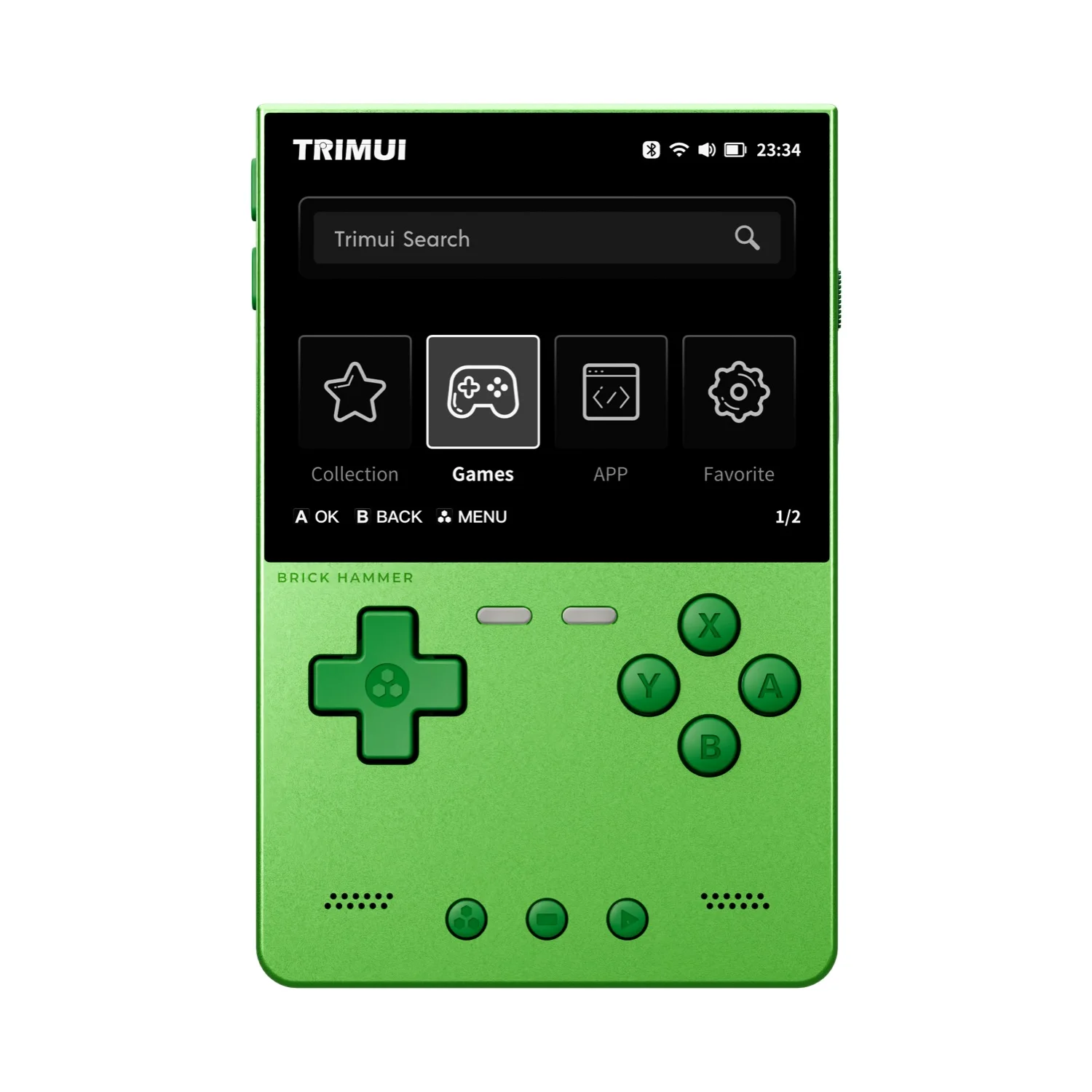 Trimui Brick Retro Handheld Game Console Linux Cnc Metal Exterior_voghion.com
