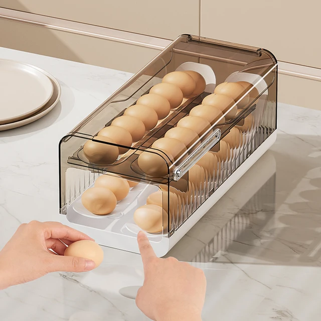 Kitchen Automatic Rolling Egg Holder 3