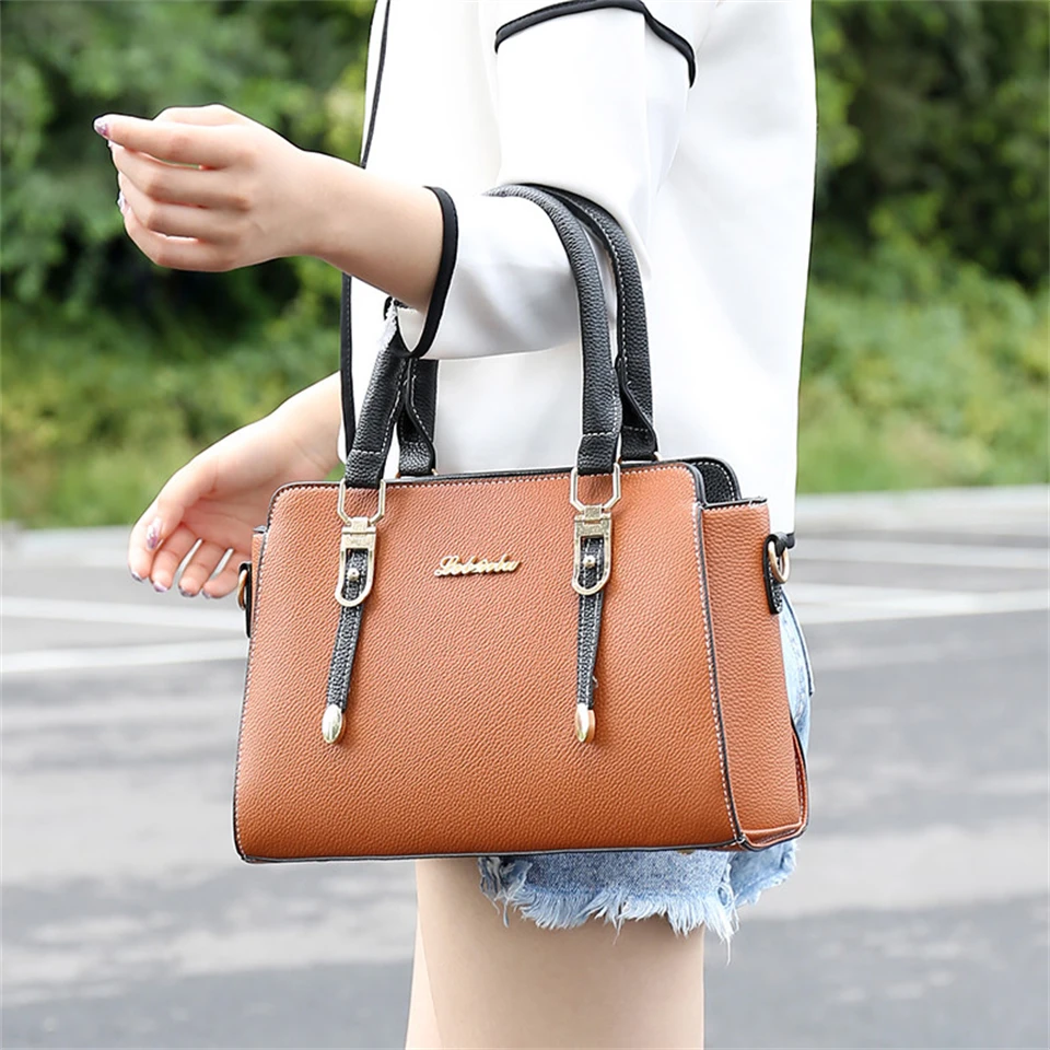 New Vintage High Quality Leather Luxury Handbags Women Bags Designer Bags  Famous Brand Women Bags Large Capacity Tote Bags Sac - Shoulder Bags -  AliExpress