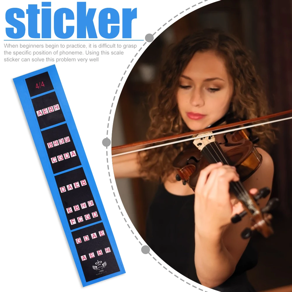 Violin Fingerboard Sticker Fretboard Note Fingering Chart Practice