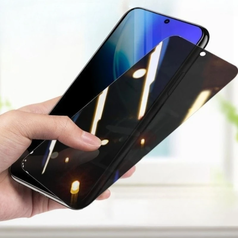 Anti-Spy Matte Frosted Tempered Glass Screen Protector with Blue Light Filter