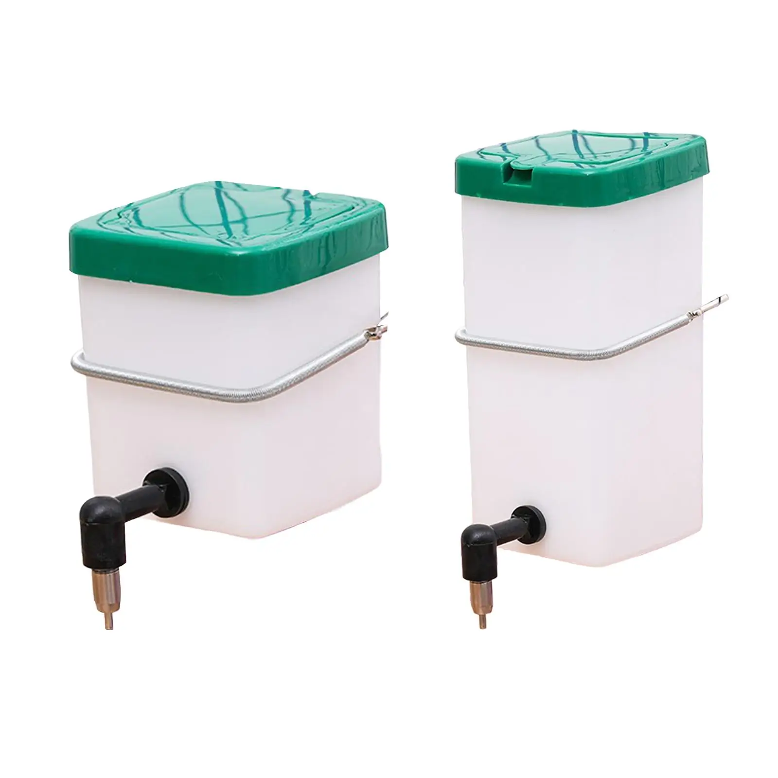 Alimentatore E Abbeveratoio Automatico Per Conigli E Piccoli Animali - Doppia Vasca 1200ml Cibo + 500ml Acqua - Foto 4