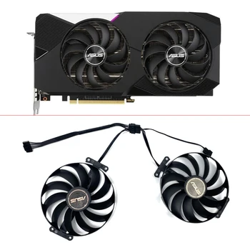 냉각 신제품 GPU 팬, ASUS 듀얼 지포스 RTX 3060 3070 V2 OC 에디션, 8GB 비디오 카드 팬, 95mm FDC10U12S9-C, 7PIN RTX3070TI 3060TI