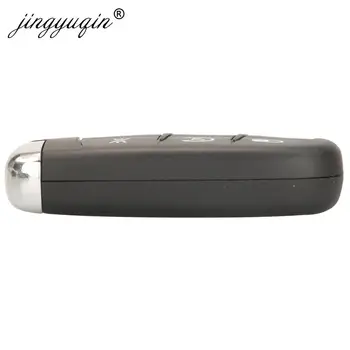 Keyforkess SIP22 Blade Remote Smart Key Shell sostituzione per Fiat 500 500L 500X Toro 2016 2017 2018 2019 portachiavi per auto 3/4/5 BTN - Jingyuqin SIP22 Blade Remote Smart Key Shell sostituzione per Fiat 500 500L 500X Toro 2016