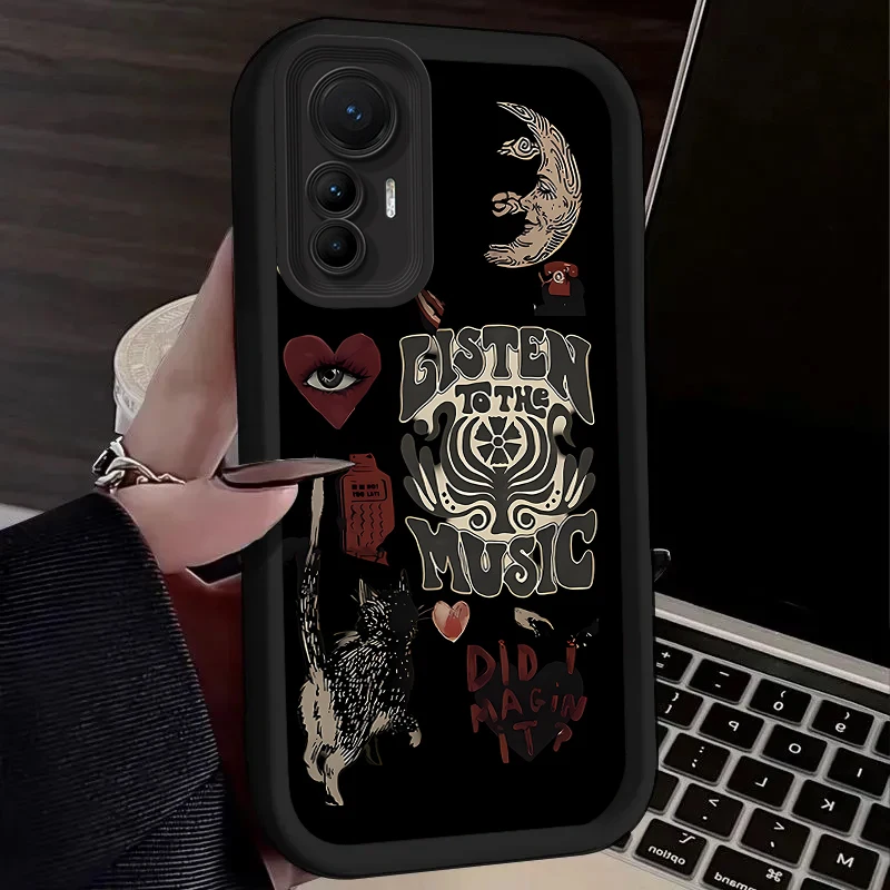 Aesthetic Sun & Moon Design TPU Phone Case