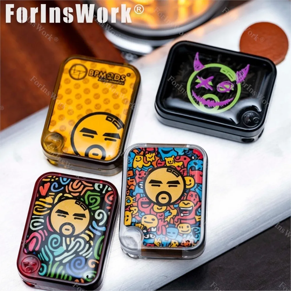 BPMODS 値札フィジェットプッシュスライダー上下 EDC PMMA スライダー