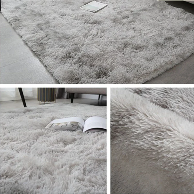 Large Carpet for Living Room Plush Room Rug Bedroom Rugs Fluffy Mats Anti-slip Rug Soft Velvet Kid Blanket Home Decoration