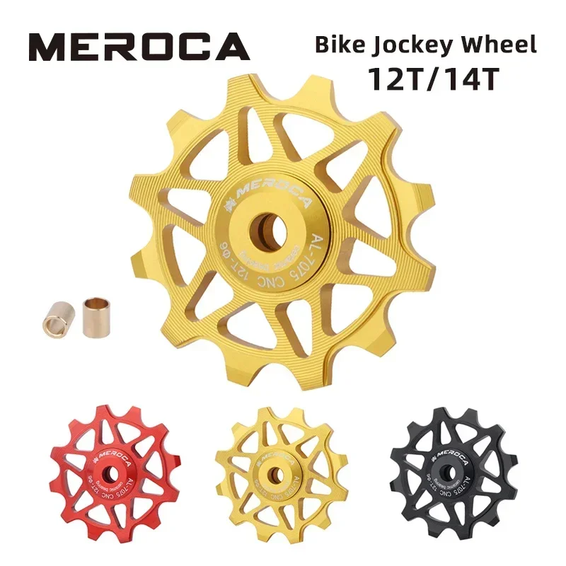 MEROCA Aluminum Alloy Pulley with Sealed Ceramic Bearing