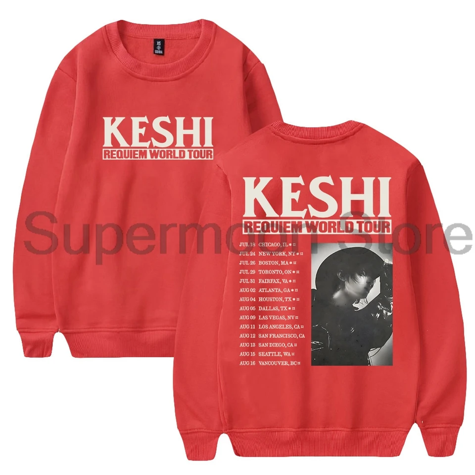 Keshi Requiem World Tour 2025 Merch Crewneck Long Sleeve