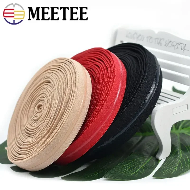 10/20Meters Non-slip Elastic Band 10-20mm Silicone Stretch Tape Bra Strap  Underwear Garment Sewing Supplies Material Accessories