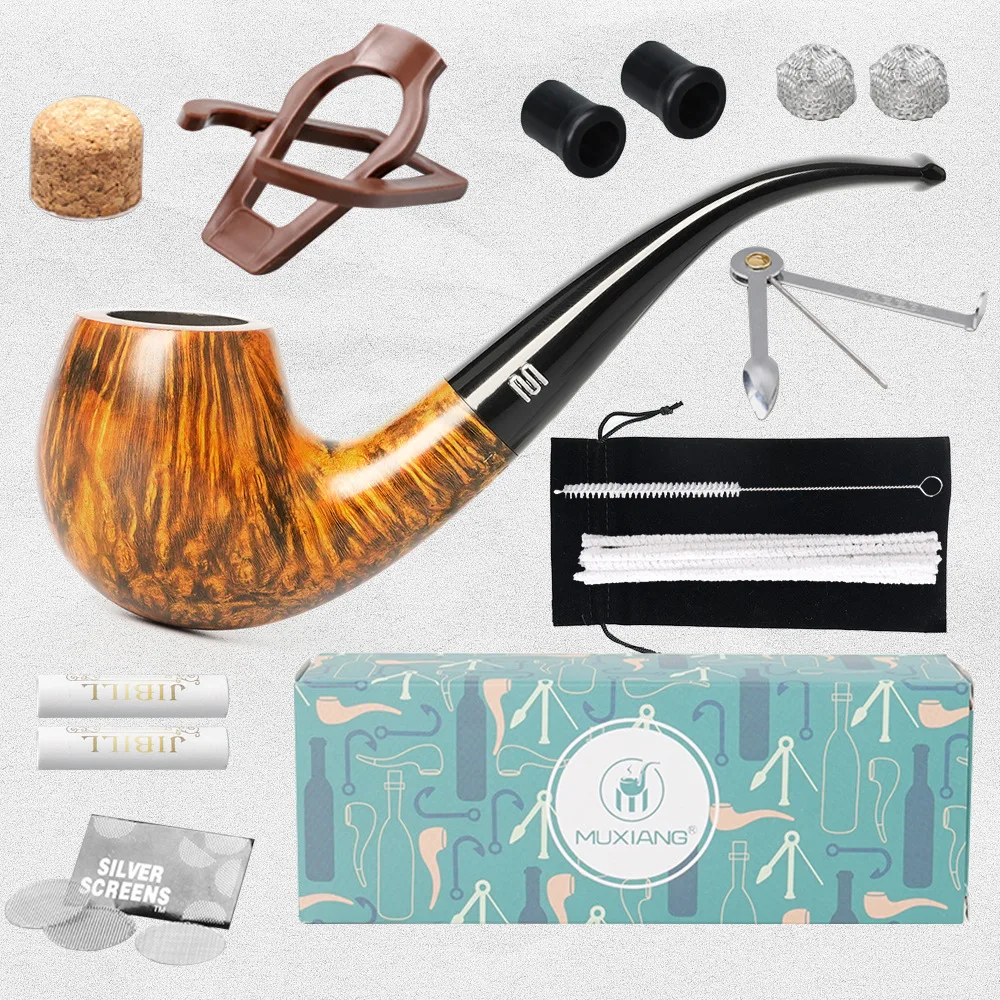 Briarwood Tobacco Pipe Hand-carved